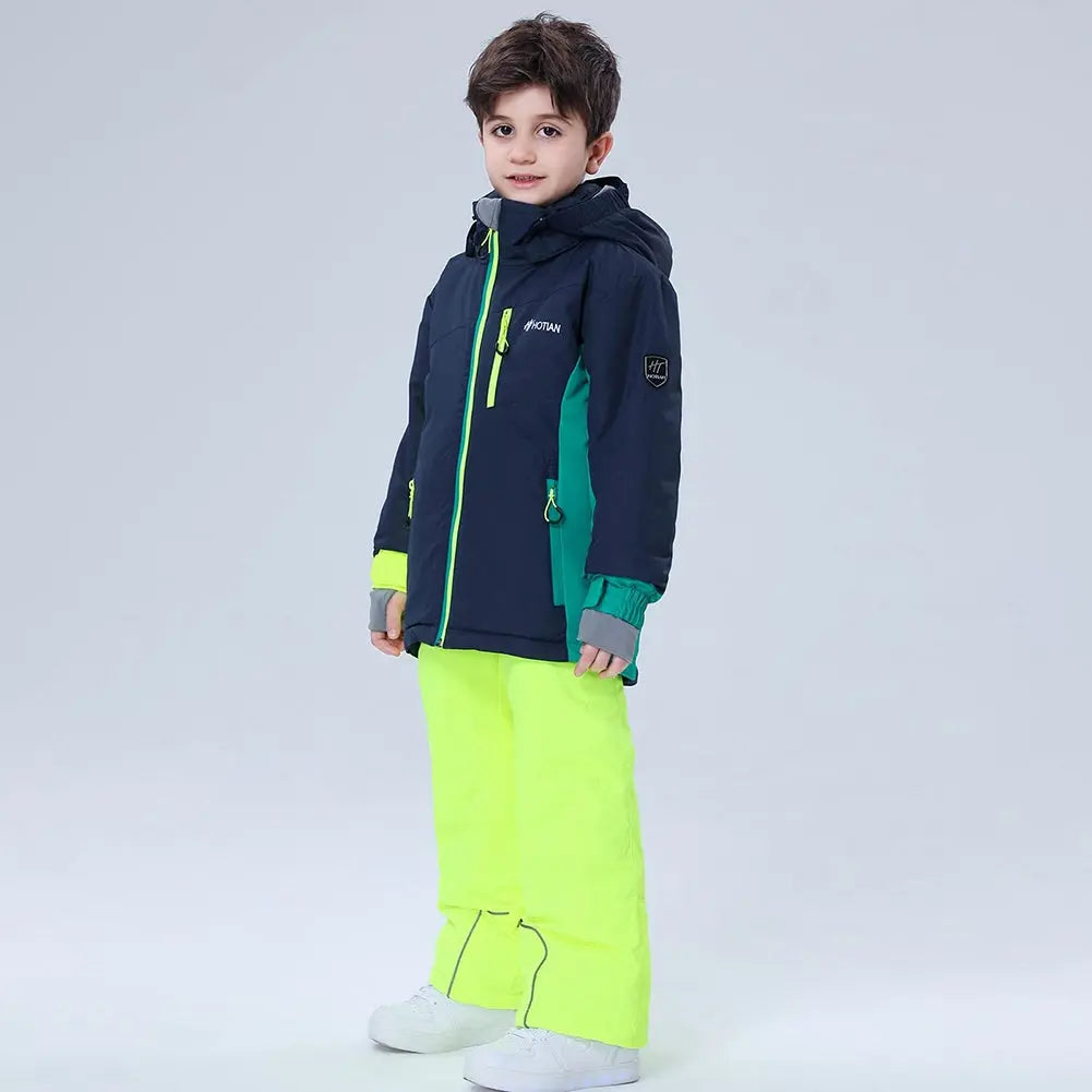 Hotian Boy Insulated Snow Shell Jacket Waterproof HOTIAN