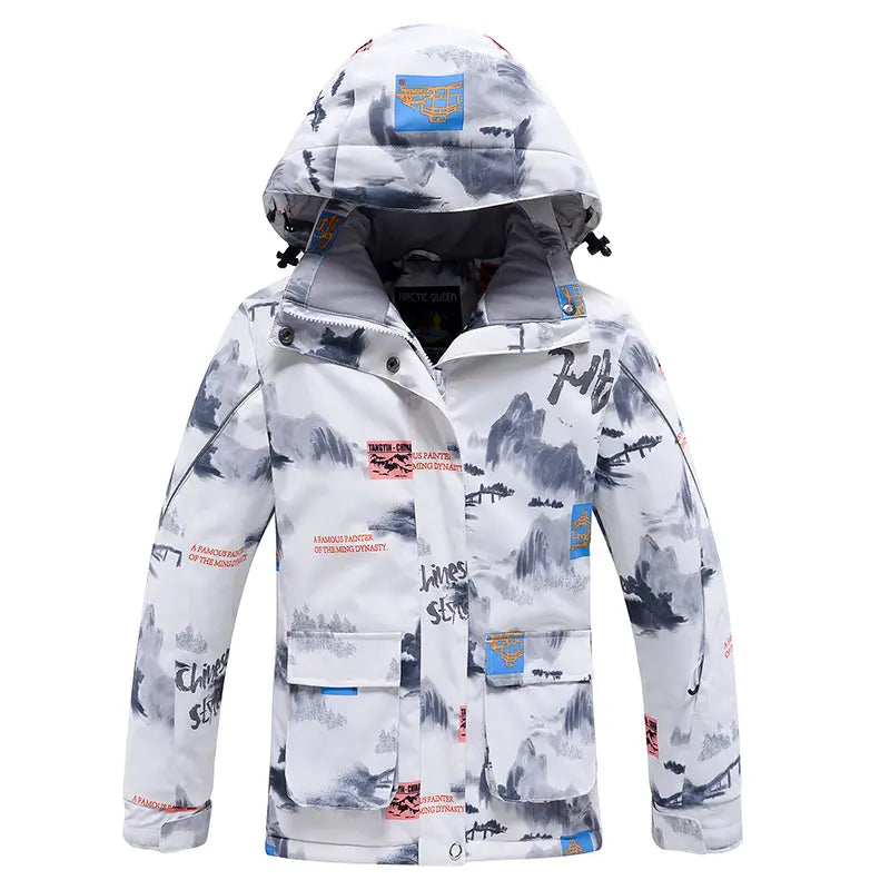 Hotian Boy Ski Snowboarding Suits Waterproof HOTIAN