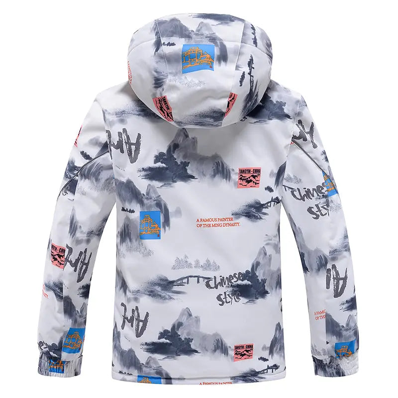 Hotian Boy Ski Snowboarding Suits Waterproof HOTIAN