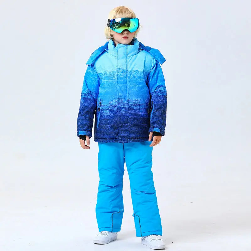 Hotian Boy Snow Coat & Snow Pants Set Softshell