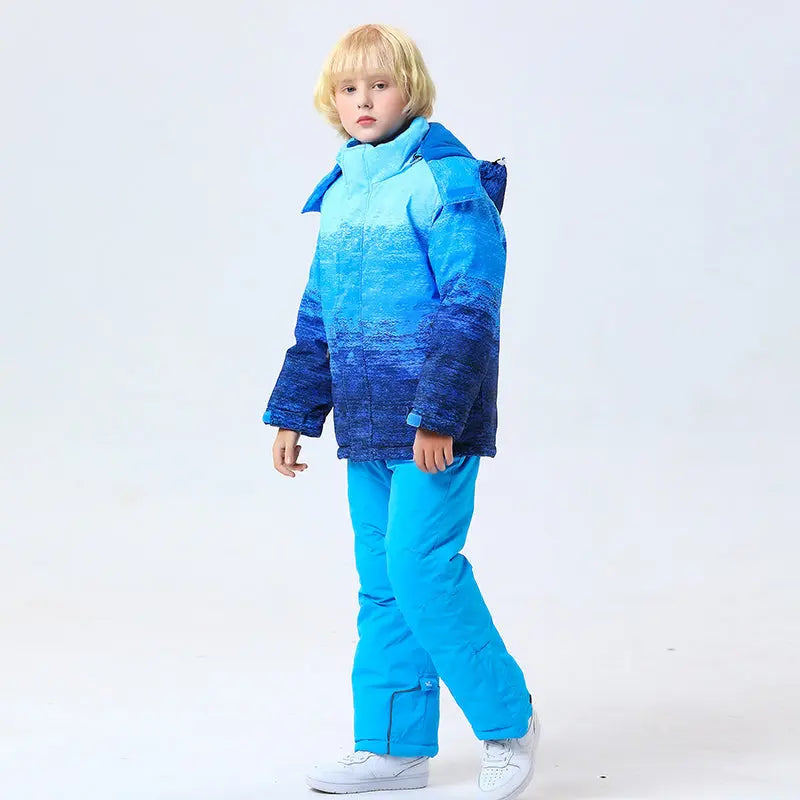 Hotian Boy Snow Coat & Snow Pants Set Softshell