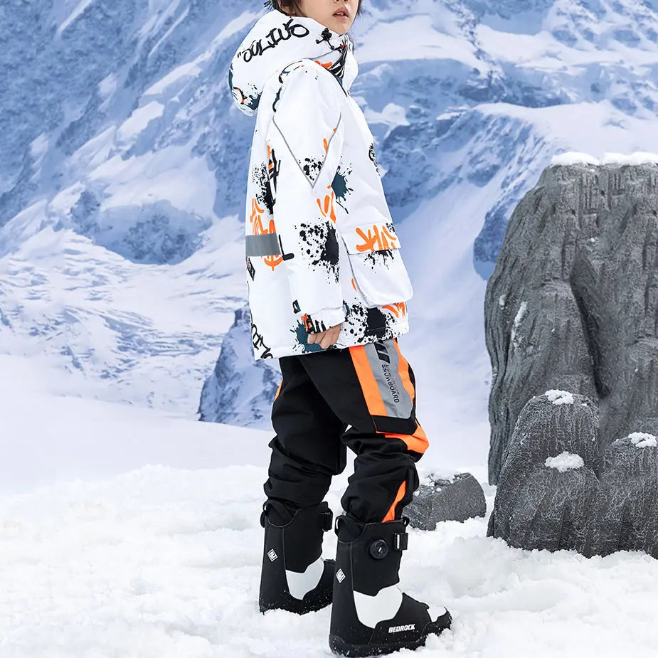 Hotian Boys Ski Set Snow Jackets & Jogger Pants HOTIAN