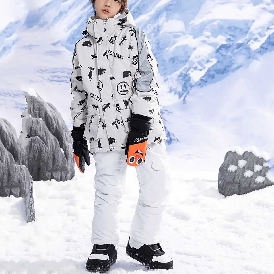 Hotian Boys Ski Set Snow Jackets & Pants HOTIAN