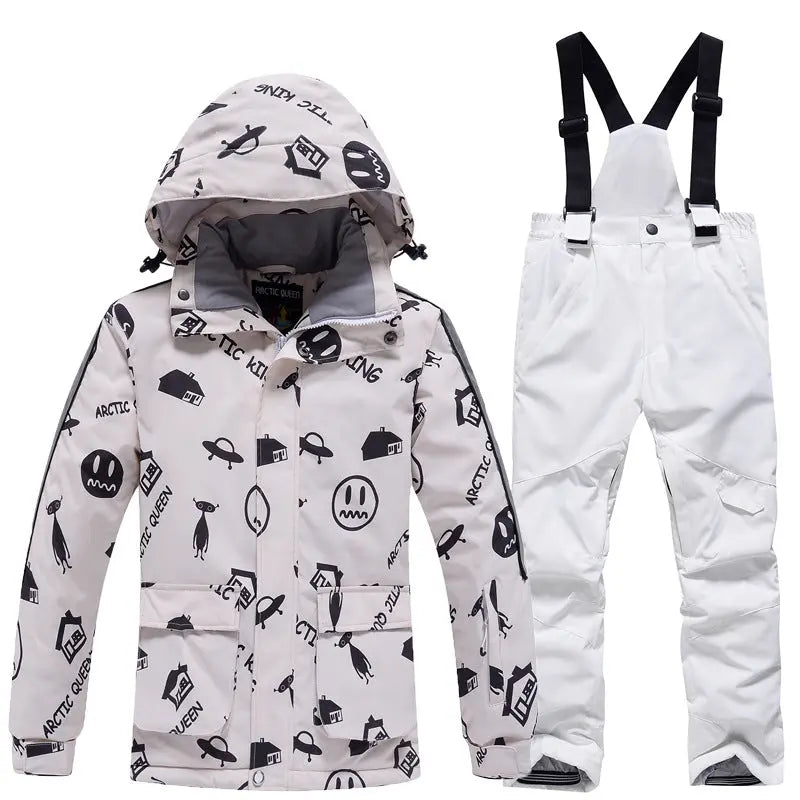 Hotian Boys Ski Set Snow Jackets & Pants HOTIAN