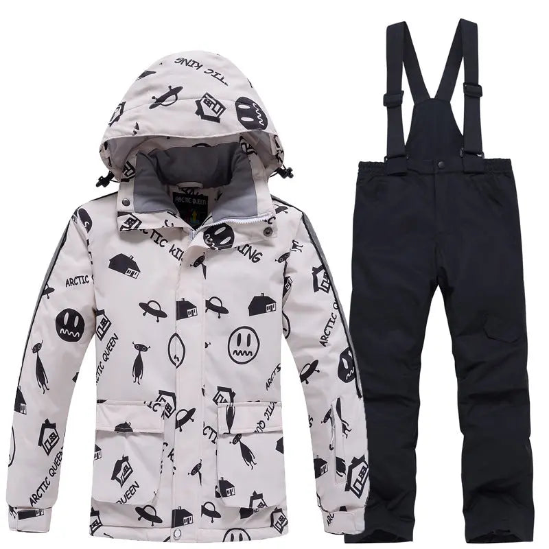 Hotian Boys Ski Set Snow Jackets & Pants HOTIAN