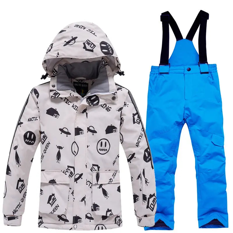 Hotian Boys Ski Set Snow Jackets & Pants HOTIAN