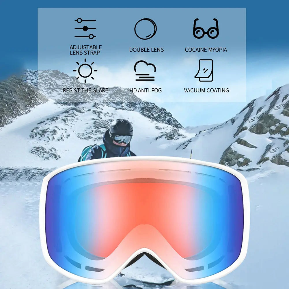 Hotian Dual Lens Snow Skiing Sports Goggles HOTIAN