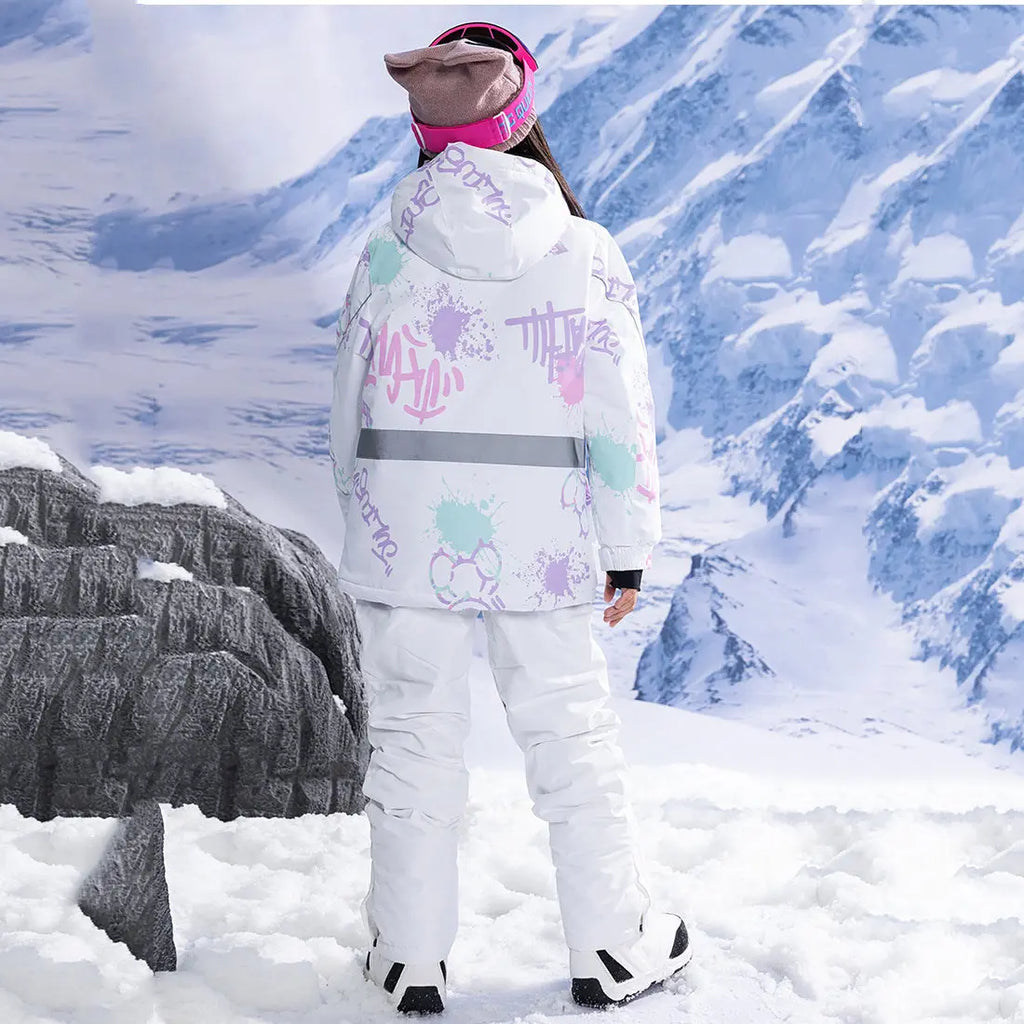 Hotian Girl Ski Set Snow Jackets & Pants HOTIAN