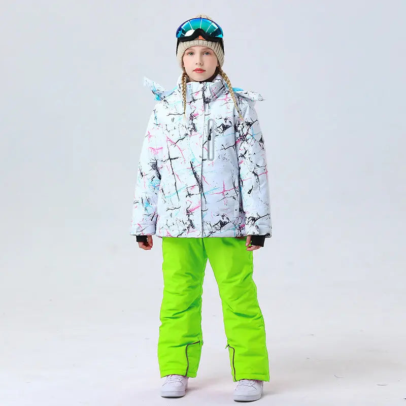 Hotian Girl Ski Snowboarding Set Softshell HOTIAN