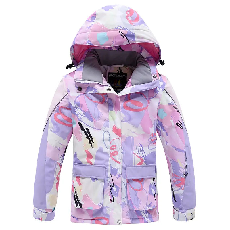 Hotian Girl Snow Jackets & Snow Pants Waterproof HOTIAN