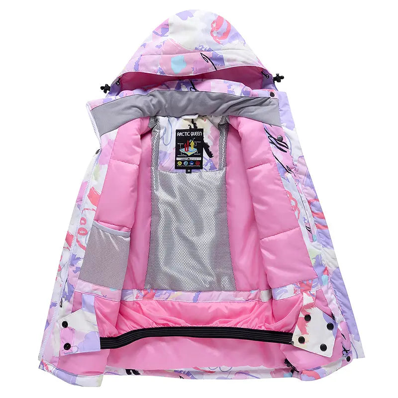 Hotian Girl Snow Jackets & Snow Pants Waterproof HOTIAN