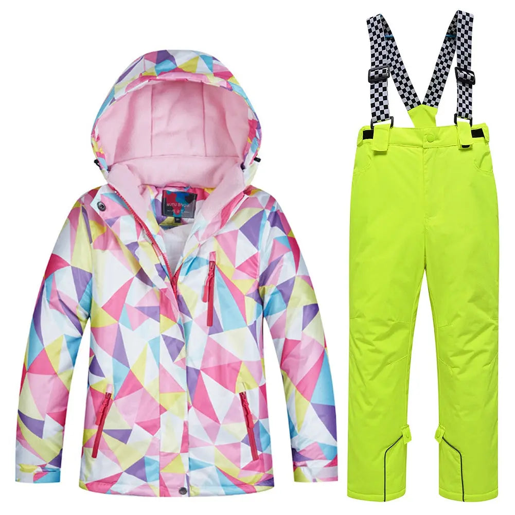 Hotian Girl Snow Suits Insulated Suits Windproof HOTIAN
