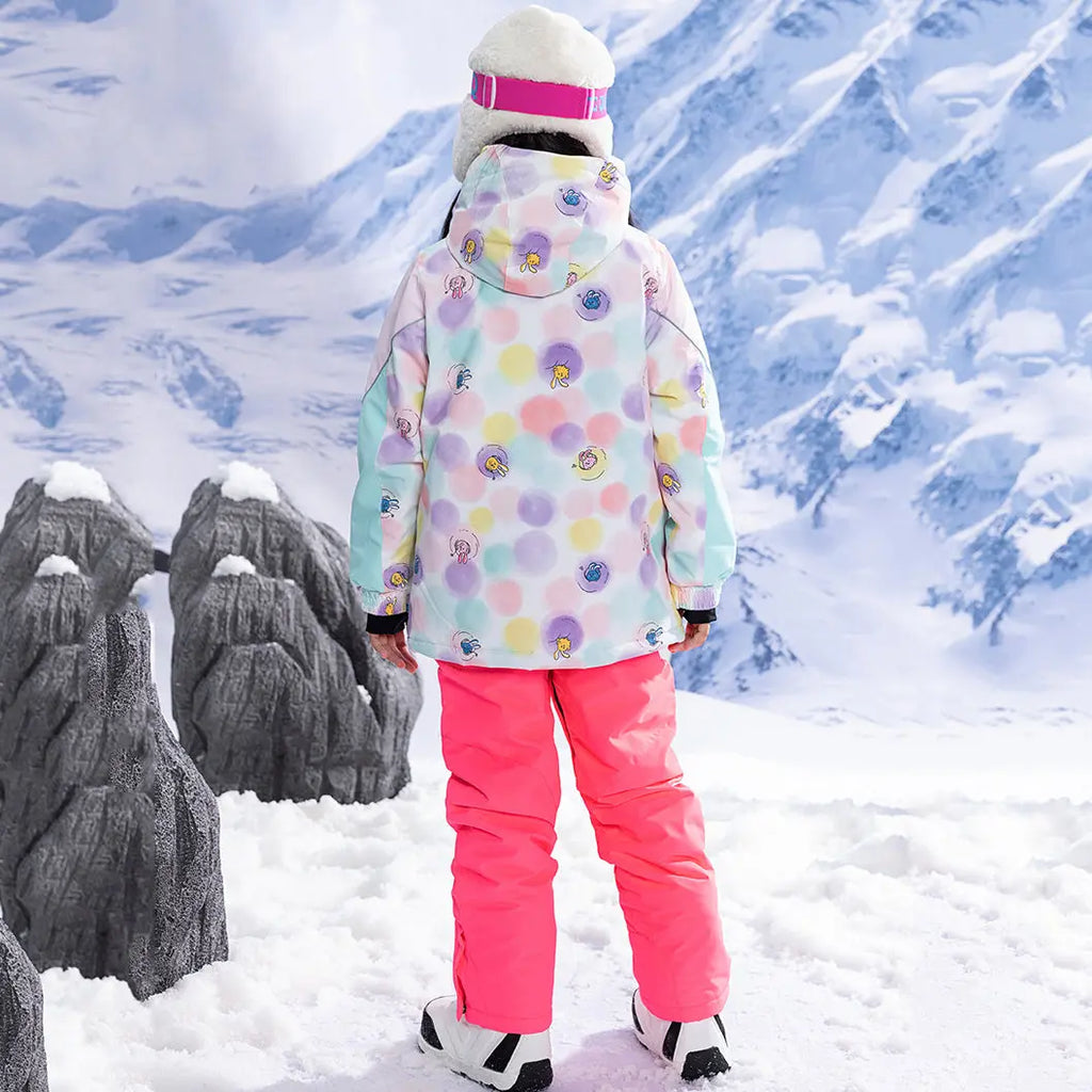 Hotian Girl Snowboard Jackets & Pants Waterproof HOTIAN