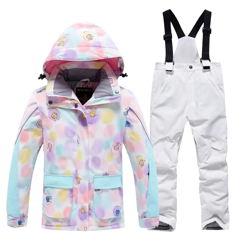 Hotian Girl Snowboard Jackets & Pants Waterproof HOTIAN