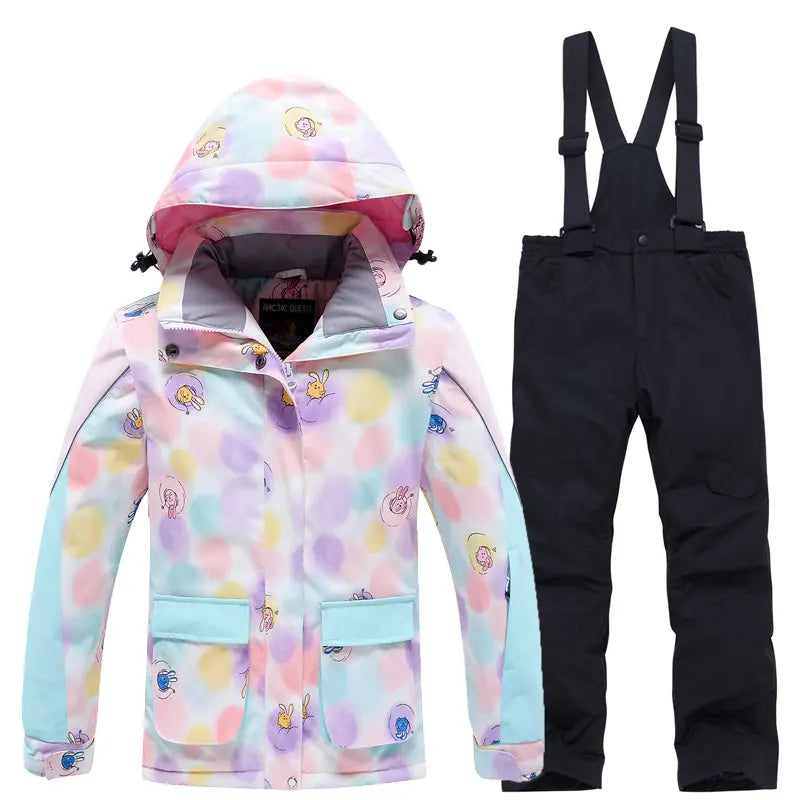 Hotian Girl Snowboard Jackets & Pants Waterproof HOTIAN