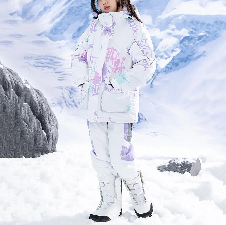 Hotian Girls Ski Set Snow Jackets & Jogger Pants HOTIAN