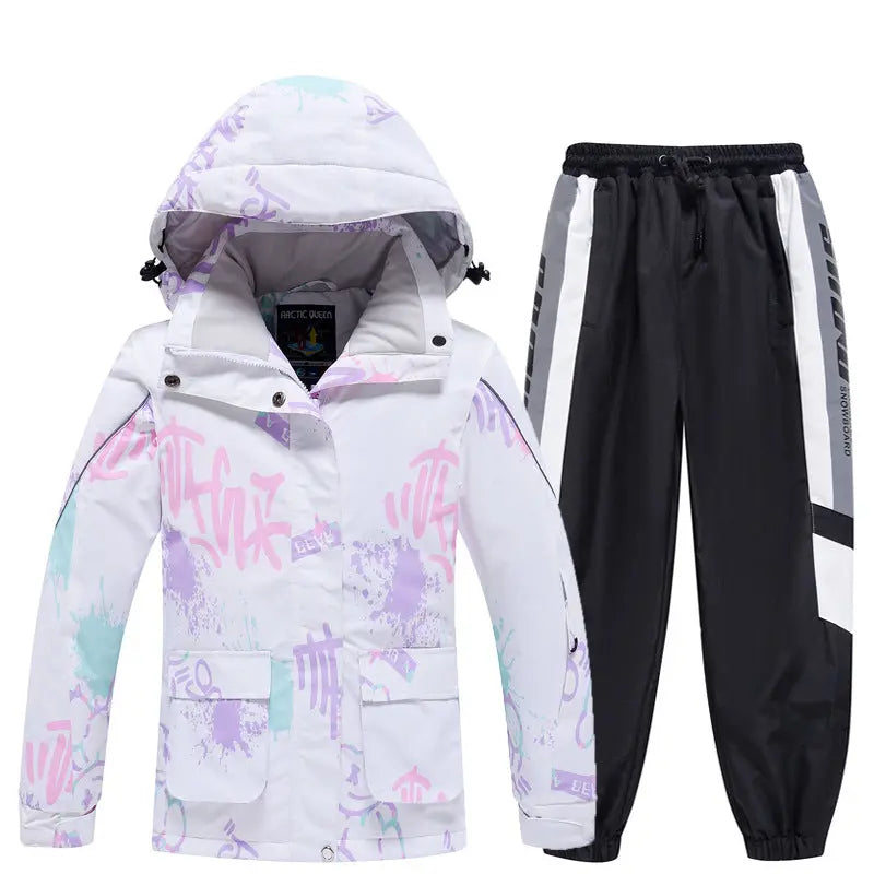 Hotian Girls Ski Set Snow Jackets & Jogger Pants HOTIAN