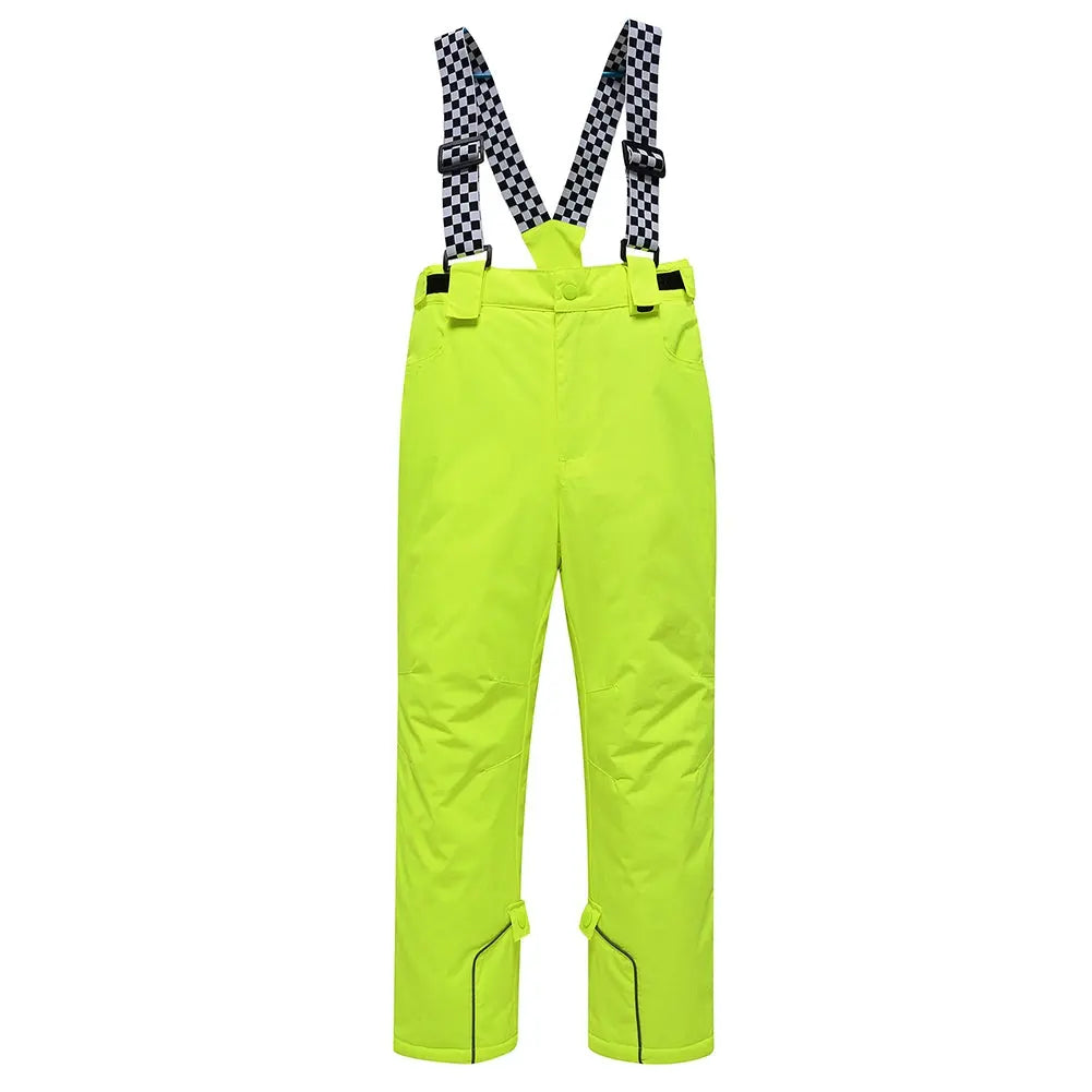 Hotian Kid Bib Snow Pants Waterproof HOTIAN