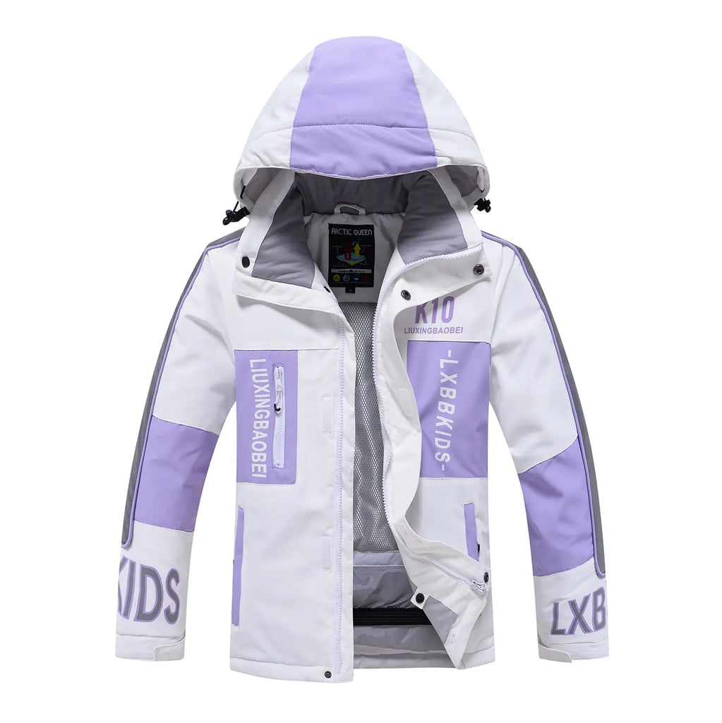 Hotian Kid Hooded Insulated Snow Jacket HOTIAN