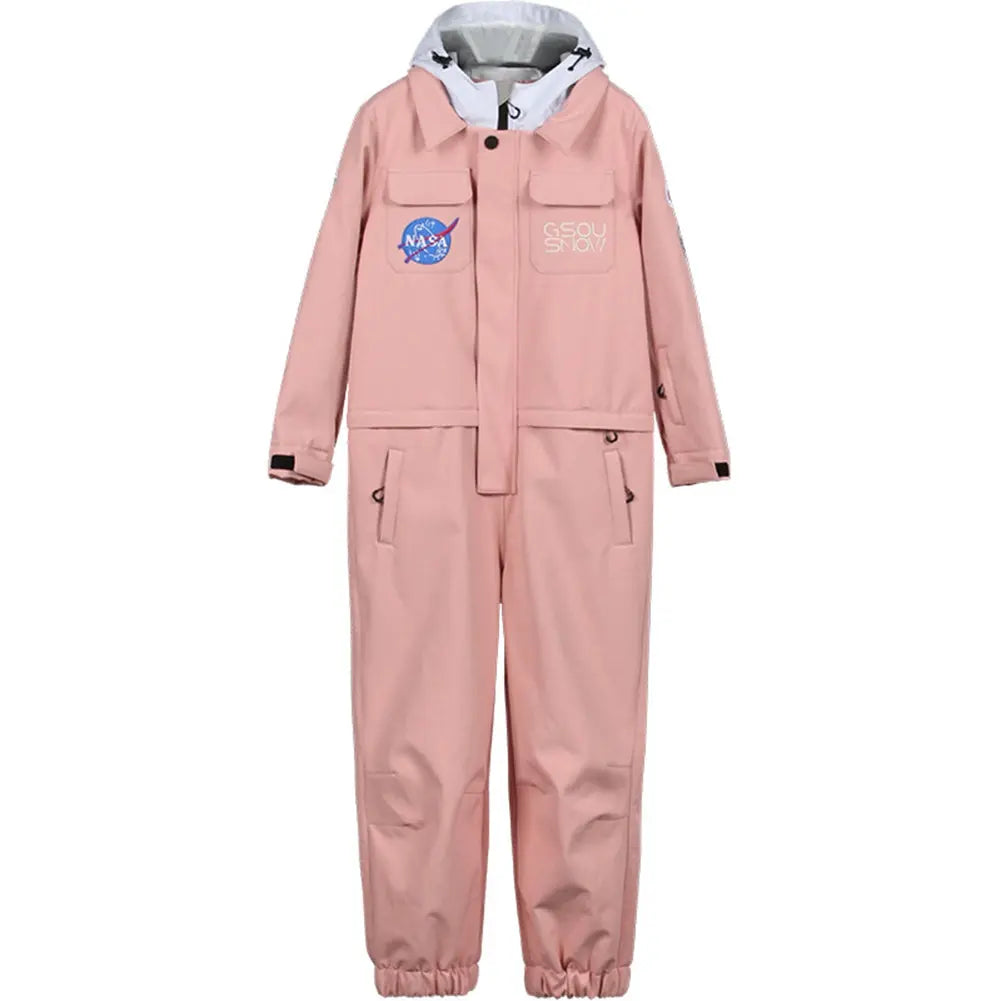 Hotian Kids One Piece Insulated Ski Snowsuits HOTIAN