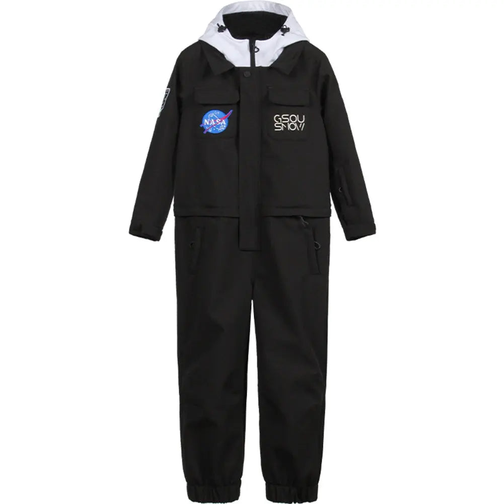 Hotian Kids One Piece Insulated Ski Snowsuits HOTIAN