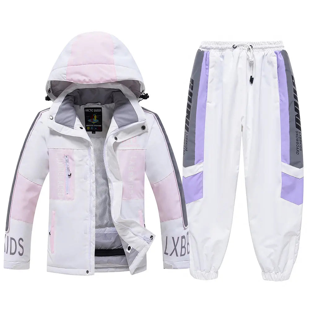 Hotian Kids Skiing Snowboarding Insulated Set HOTIAN