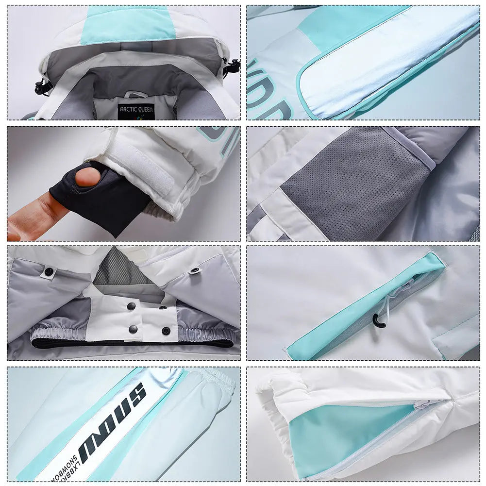 Hotian Kids Skiing Snowboarding Insulated Set HOTIAN