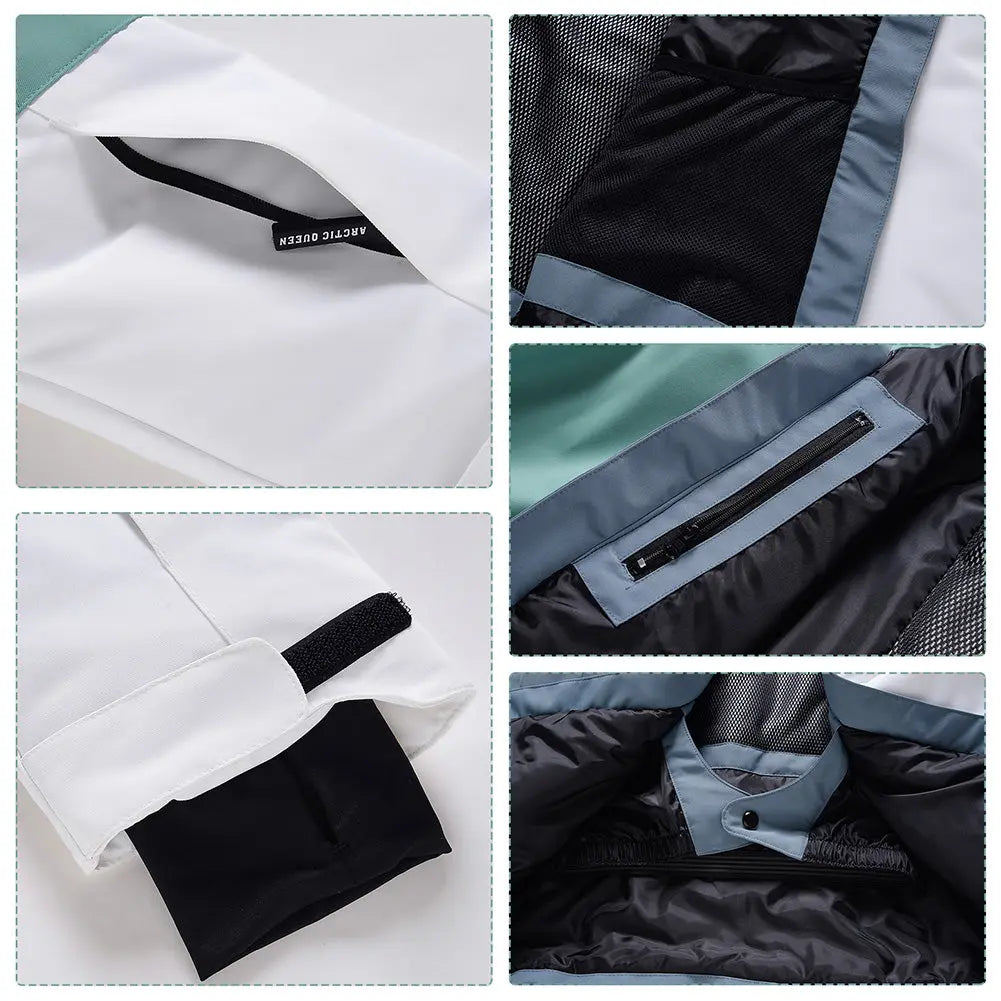 Hotian Men Anorak Skiing Snowboarding Insulated Jacket HOTIAN