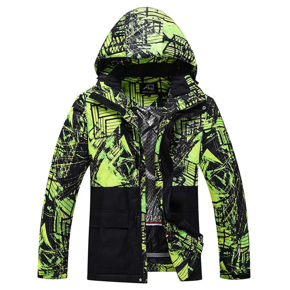 Hotian Men Hooded Skiing Cargo Jacket Soft Shell HOTIAN