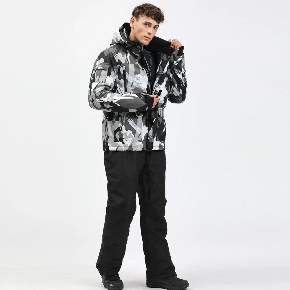 Hotian Men Insulated Skiing Shell Jacket HOTIAN