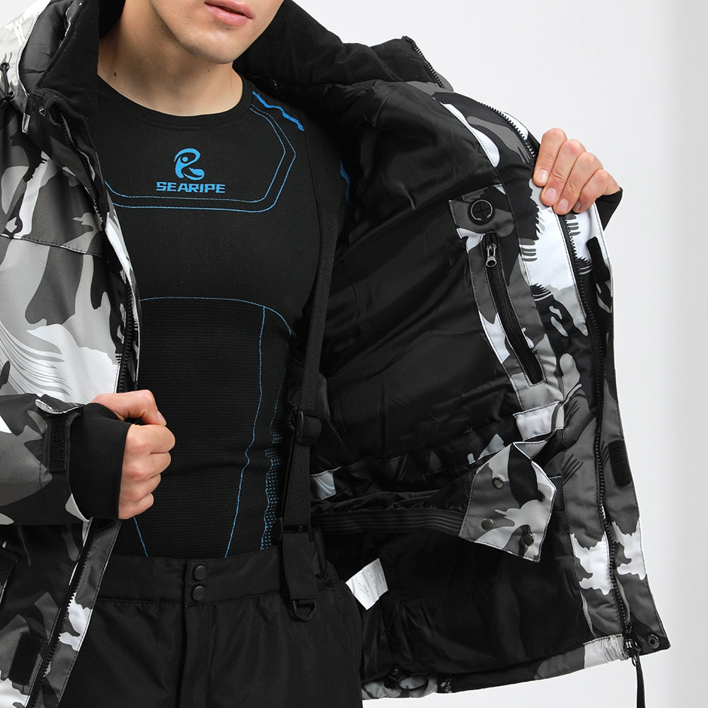 Hotian Men Insulated Skiing Shell Jacket HOTIAN
