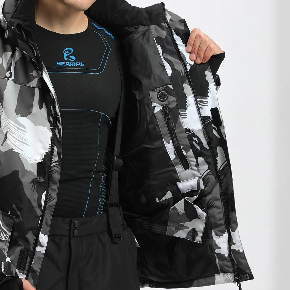 Hotian Men Insulated Skiing Shell Jacket HOTIAN