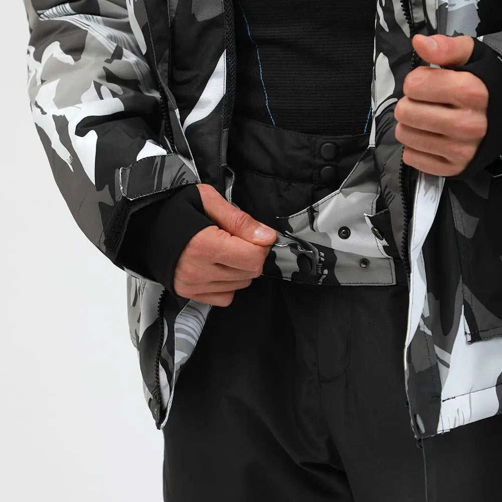 Hotian Men Insulated Skiing Shell Jacket HOTIAN