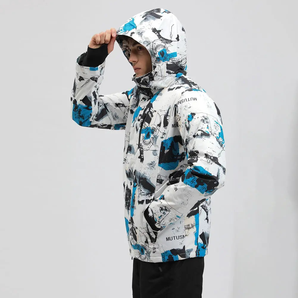 Hotian Men Insulated Skiing Snowboarding Jacket Soft Shell HOTIAN