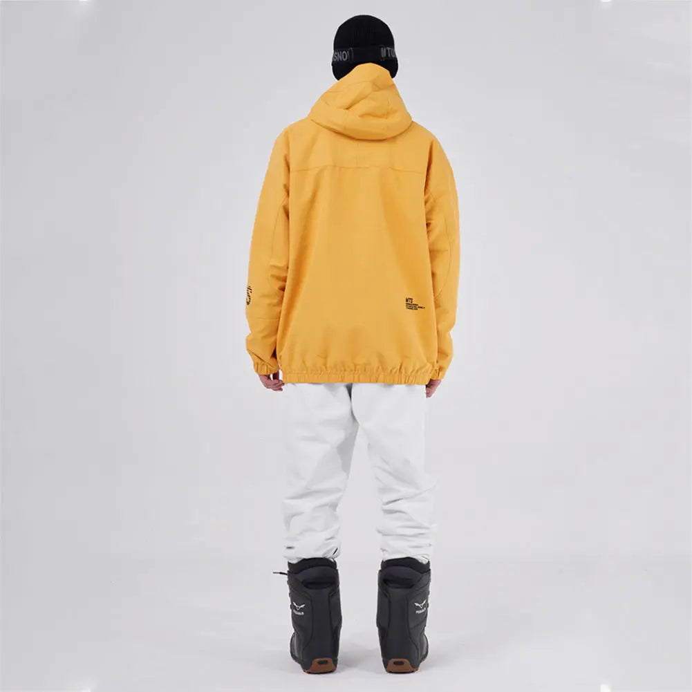 Hotian Men Ski Snowboard Insulated Anorak Hoodie HOTIAN