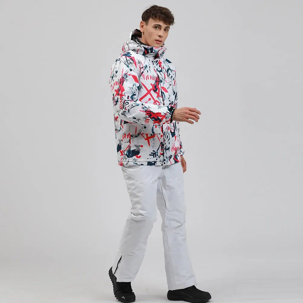 Hotian Men Skiing Shell Insulated Jacket HOTIAN