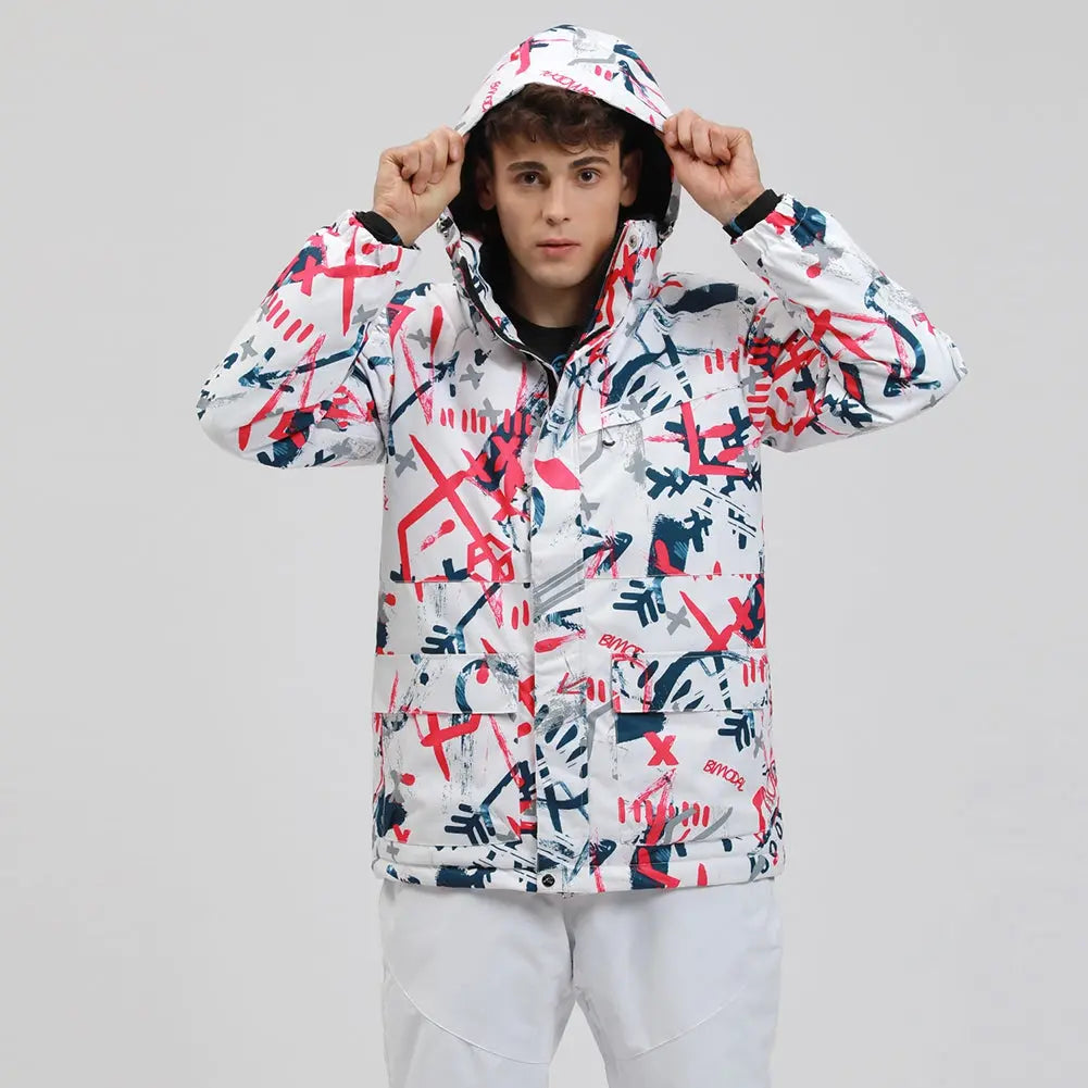 Hotian Men Skiing Shell Insulated Jacket HOTIAN
