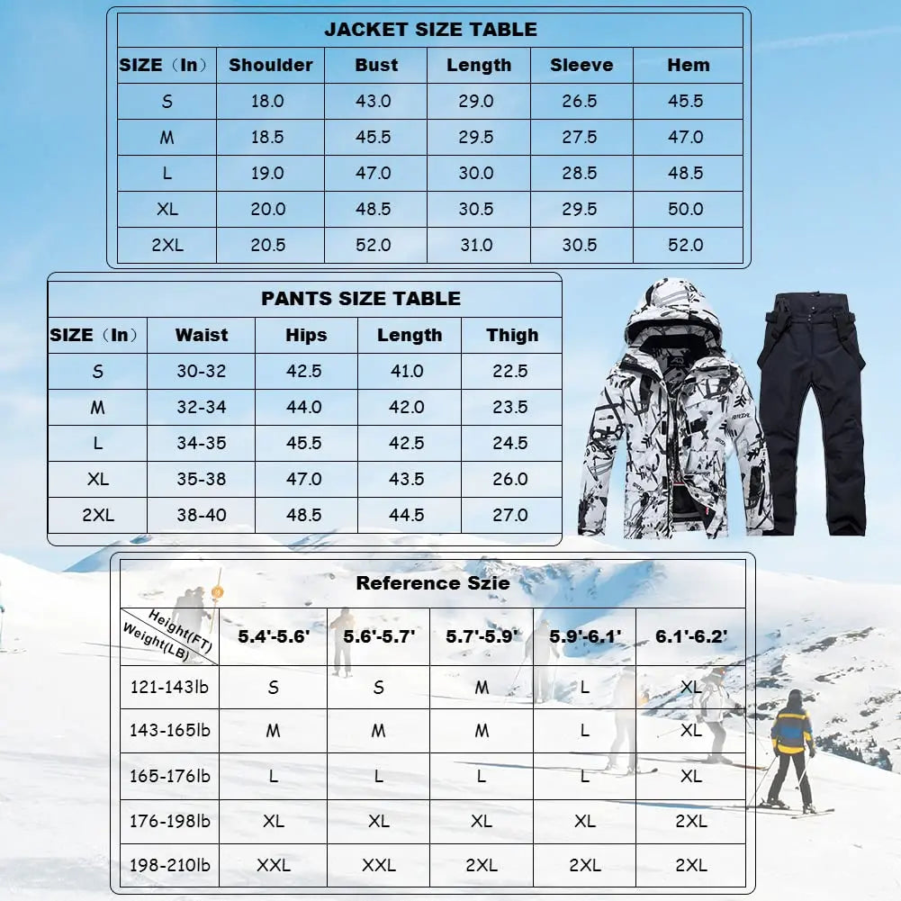 Hotian Men Skiing Shell Insulated Jacket HOTIAN