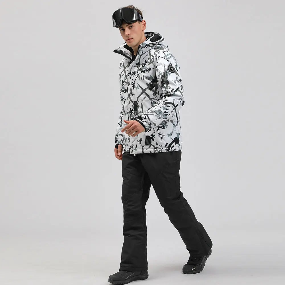 Hotian Men Skiing Shell Insulated Jacket HOTIAN
