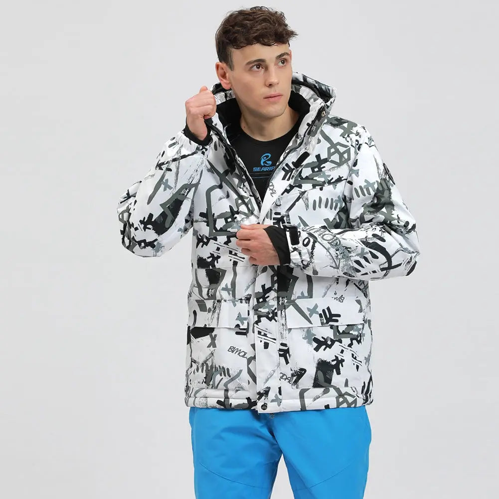 Hotian Men Skiing Shell Insulated Jacket HOTIAN