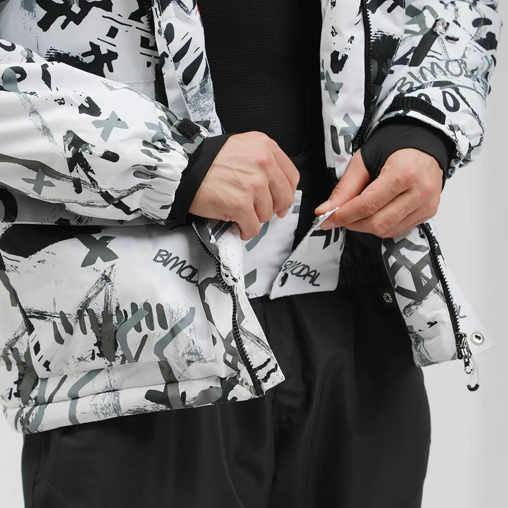 Hotian Men Skiing Shell Insulated Jacket HOTIAN