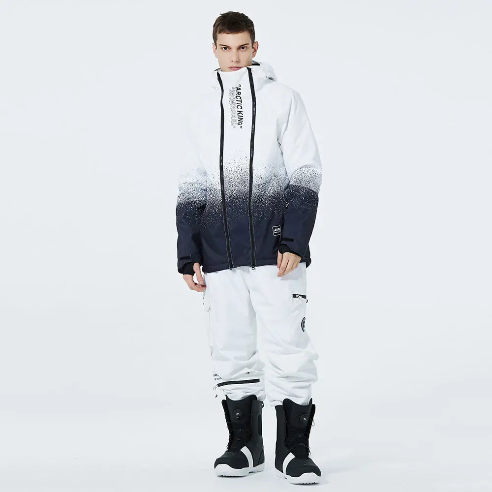 Hotian Men Snowboard Suits Cargo Jacket & Jogger Pants HOTIAN