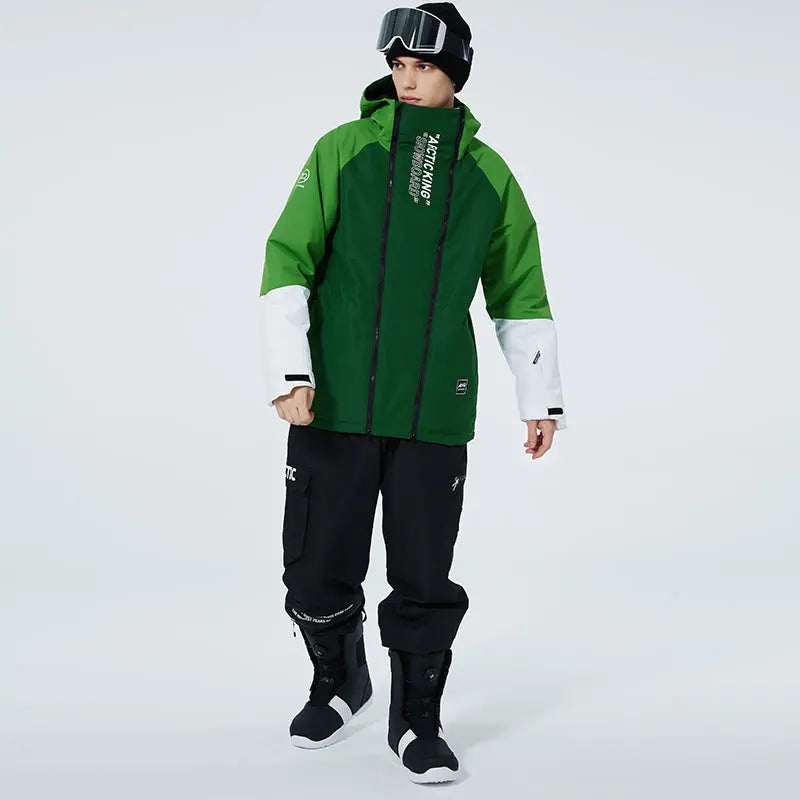 Hotian Men Snowboard Suits Cargo Jacket & Jogger Pants