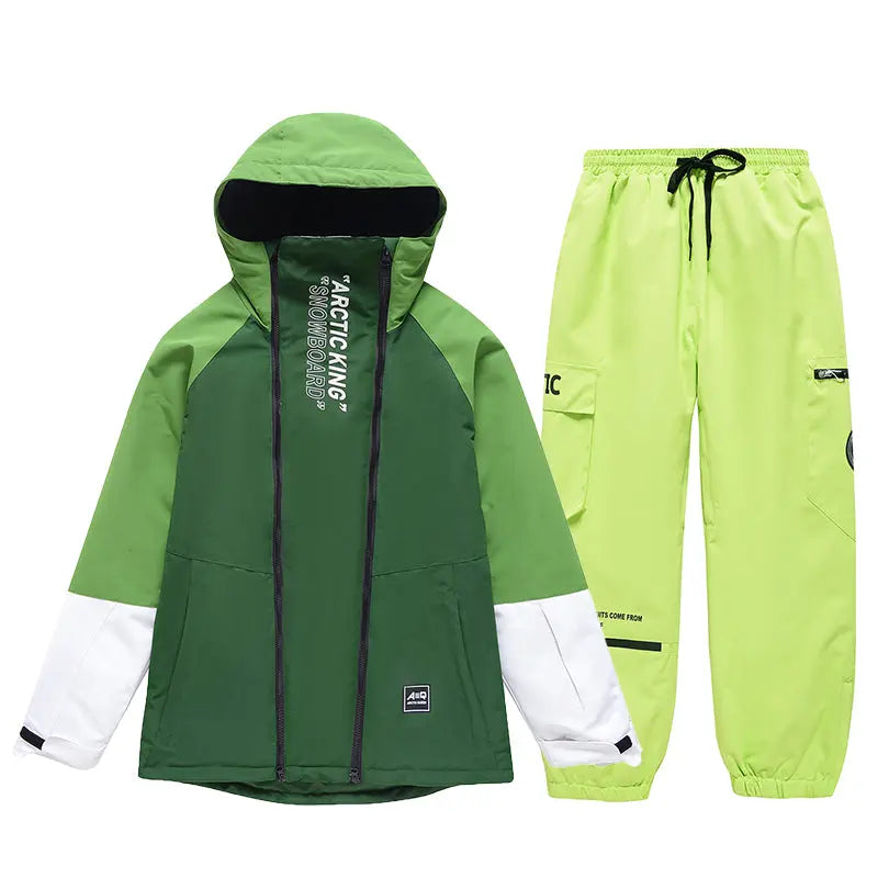 Hotian Men Snowboard Suits Cargo Jacket & Jogger Pants