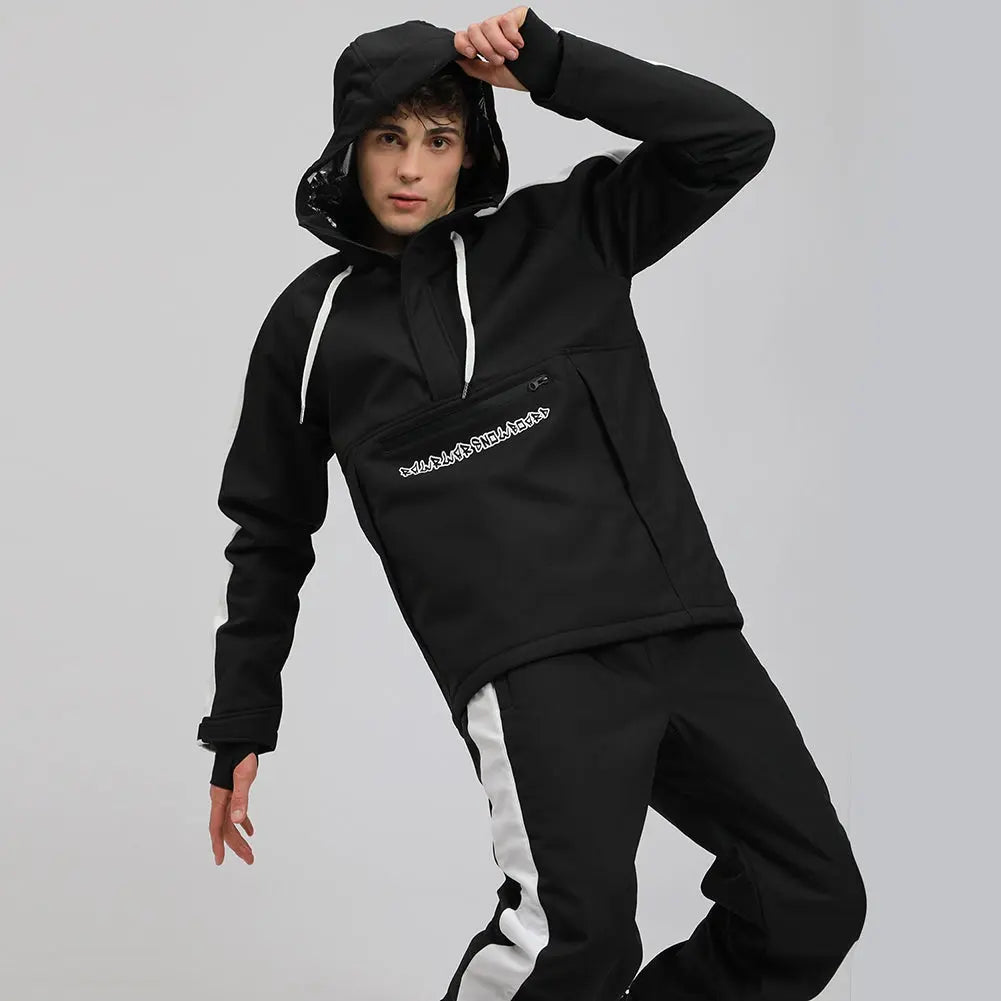 Hotian Men Snowboarding Anorak Insulated Ski Suits HOTIAN