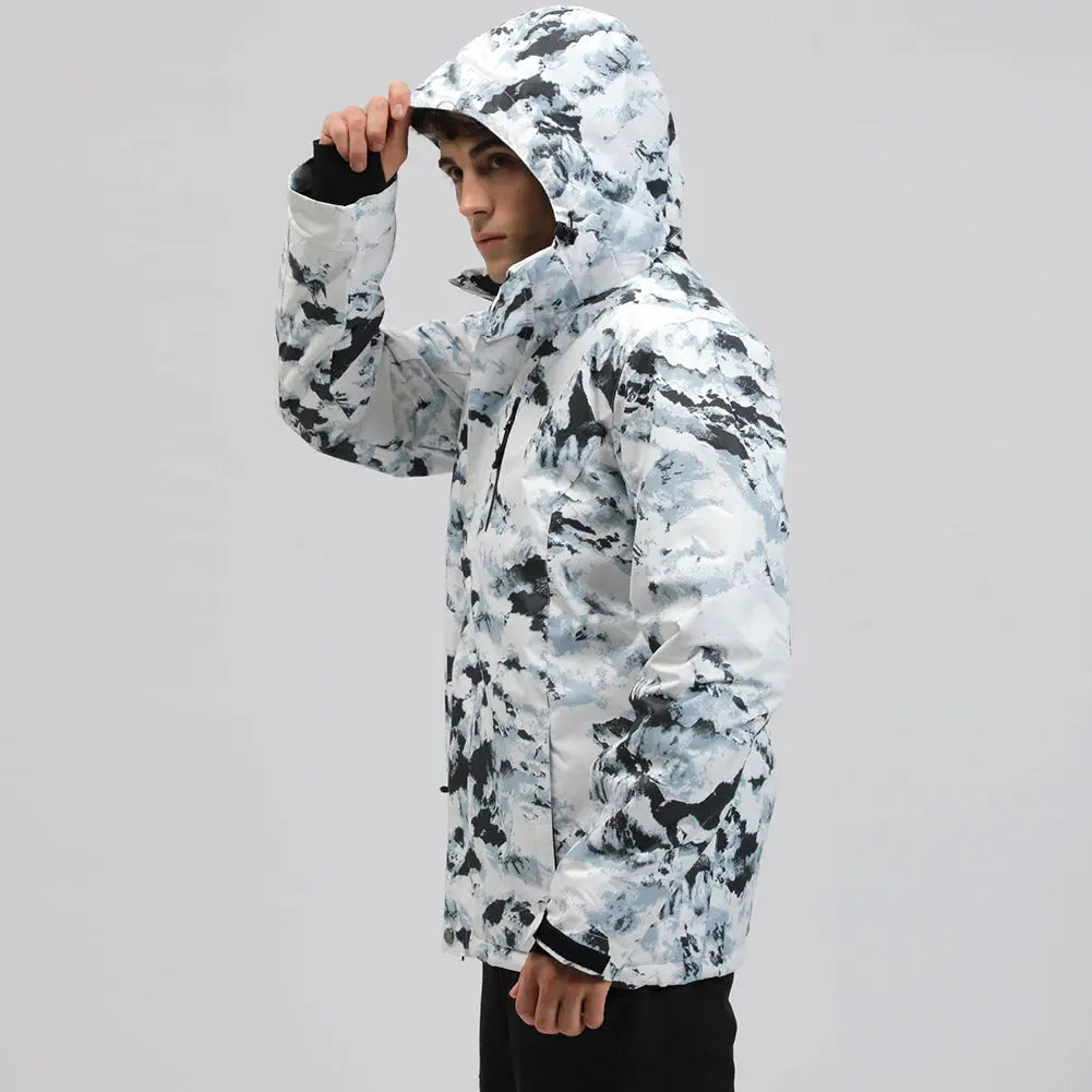 Hotian Men Snowboarding Snow Jacket Soft Shell HOTIAN