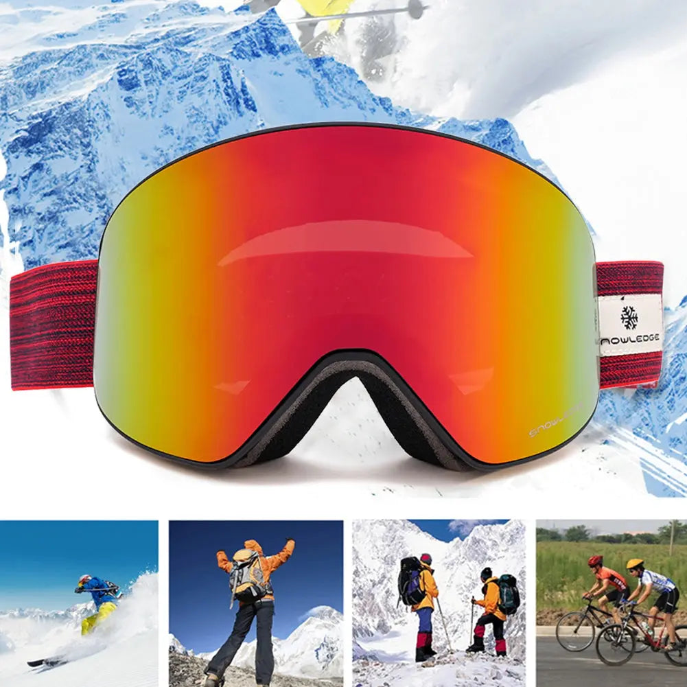 Hotian OTG Snowboard Goggles Dual-layer Lens HOTIAN