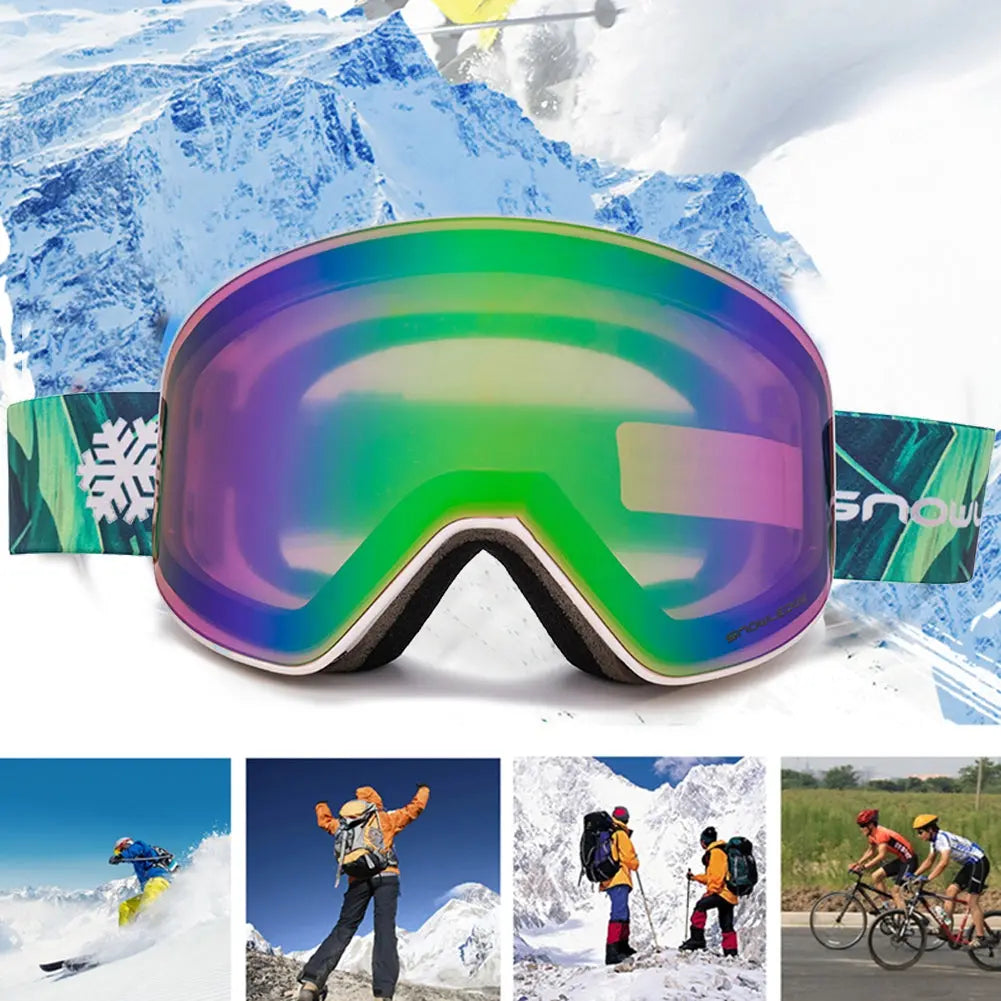 Hotian OTG Snowboard Goggles Dual-layer Lens HOTIAN