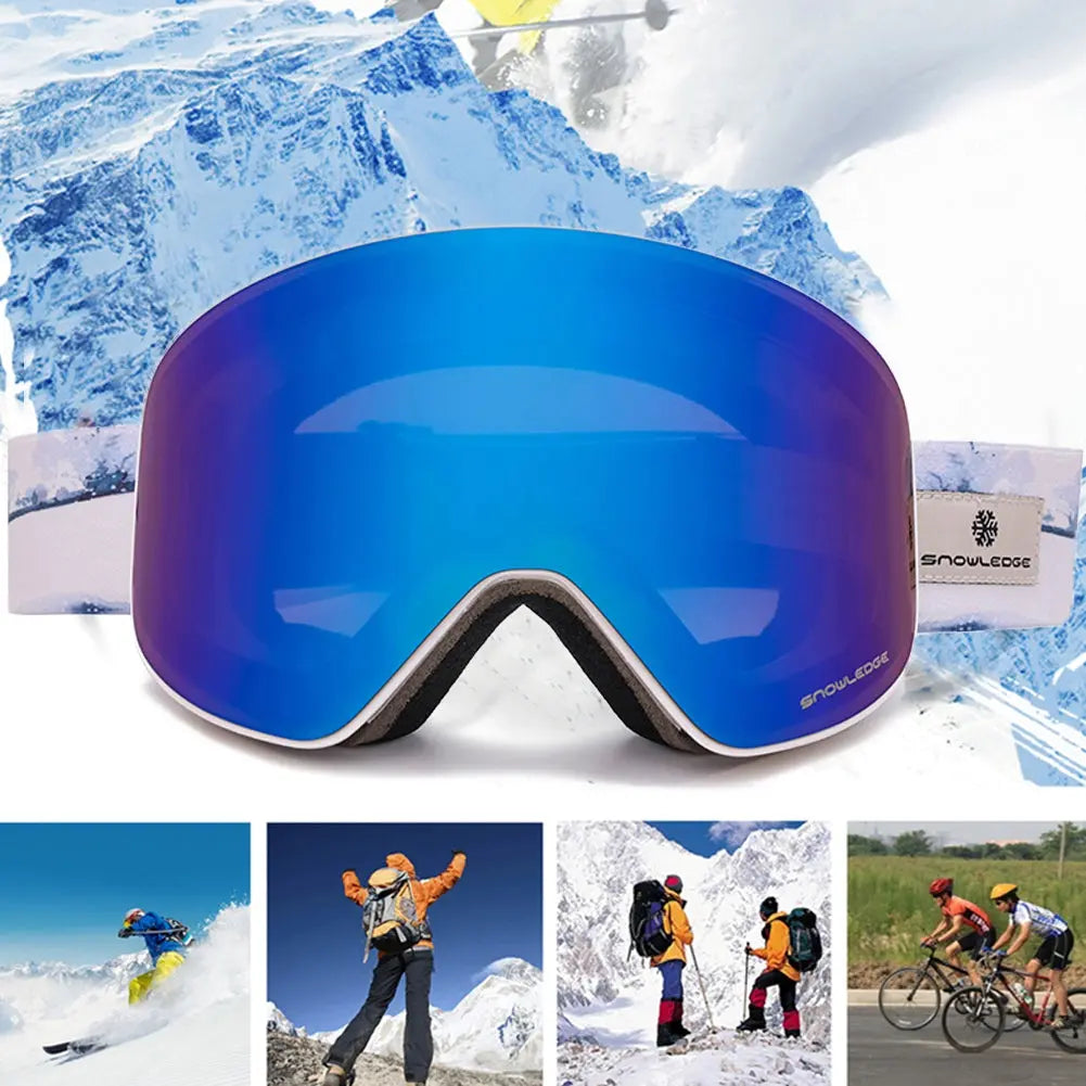 Hotian OTG Snowboard Goggles Dual-layer Lens HOTIAN