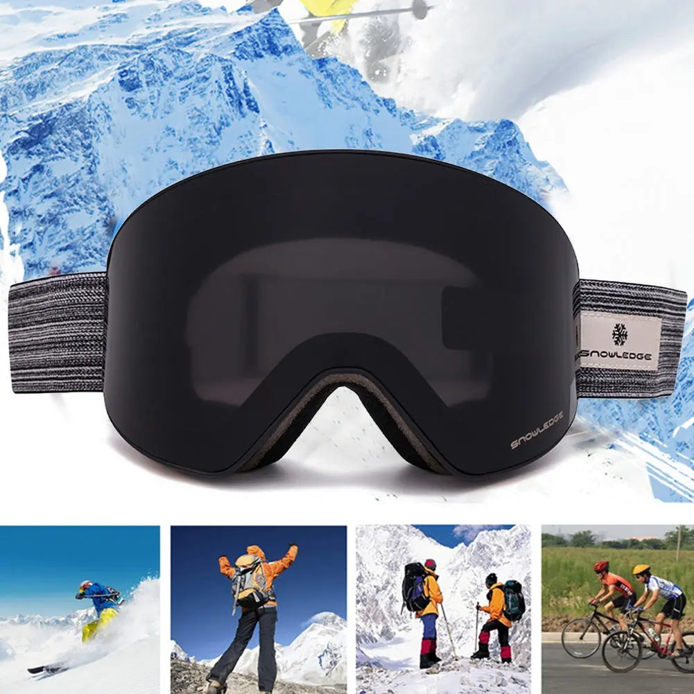 Hotian OTG Snowboard Goggles Dual-layer Lens HOTIAN